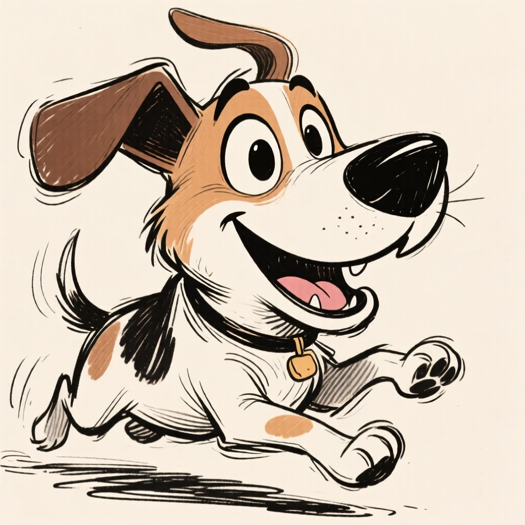 A dog.