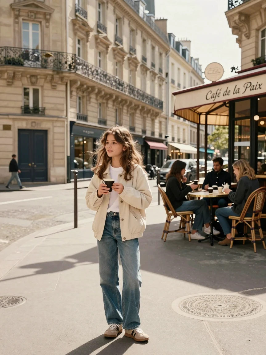 A girl in Paris
