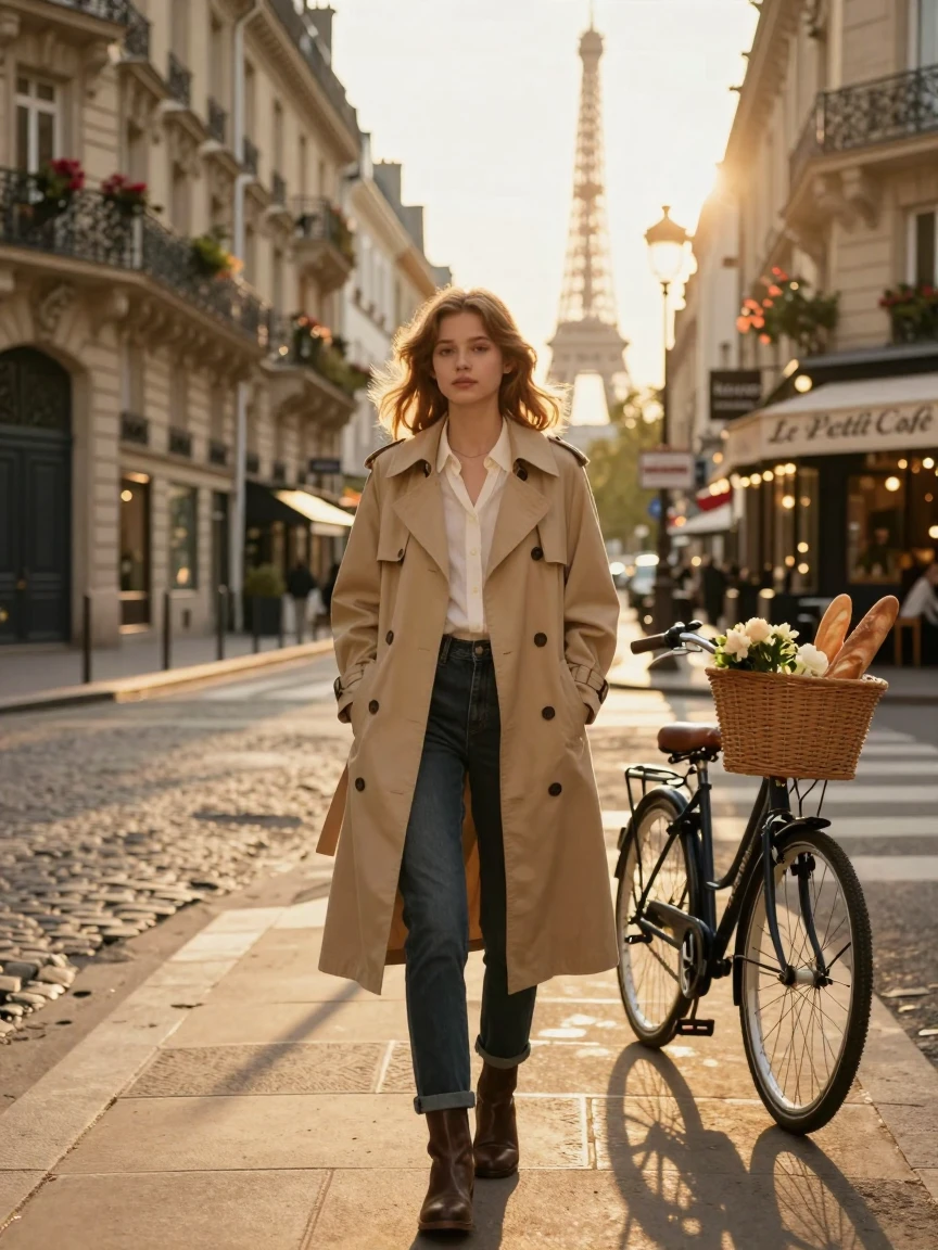 A girl in Paris