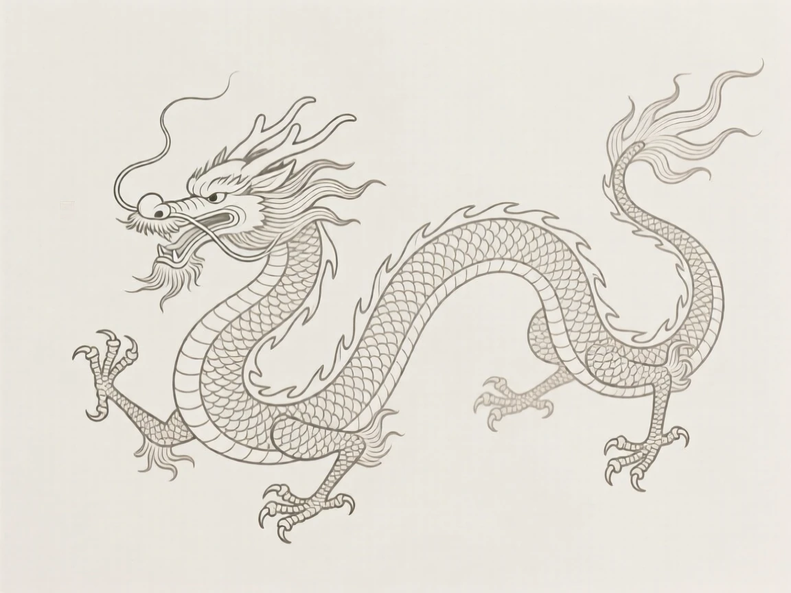 A Chinese dragon