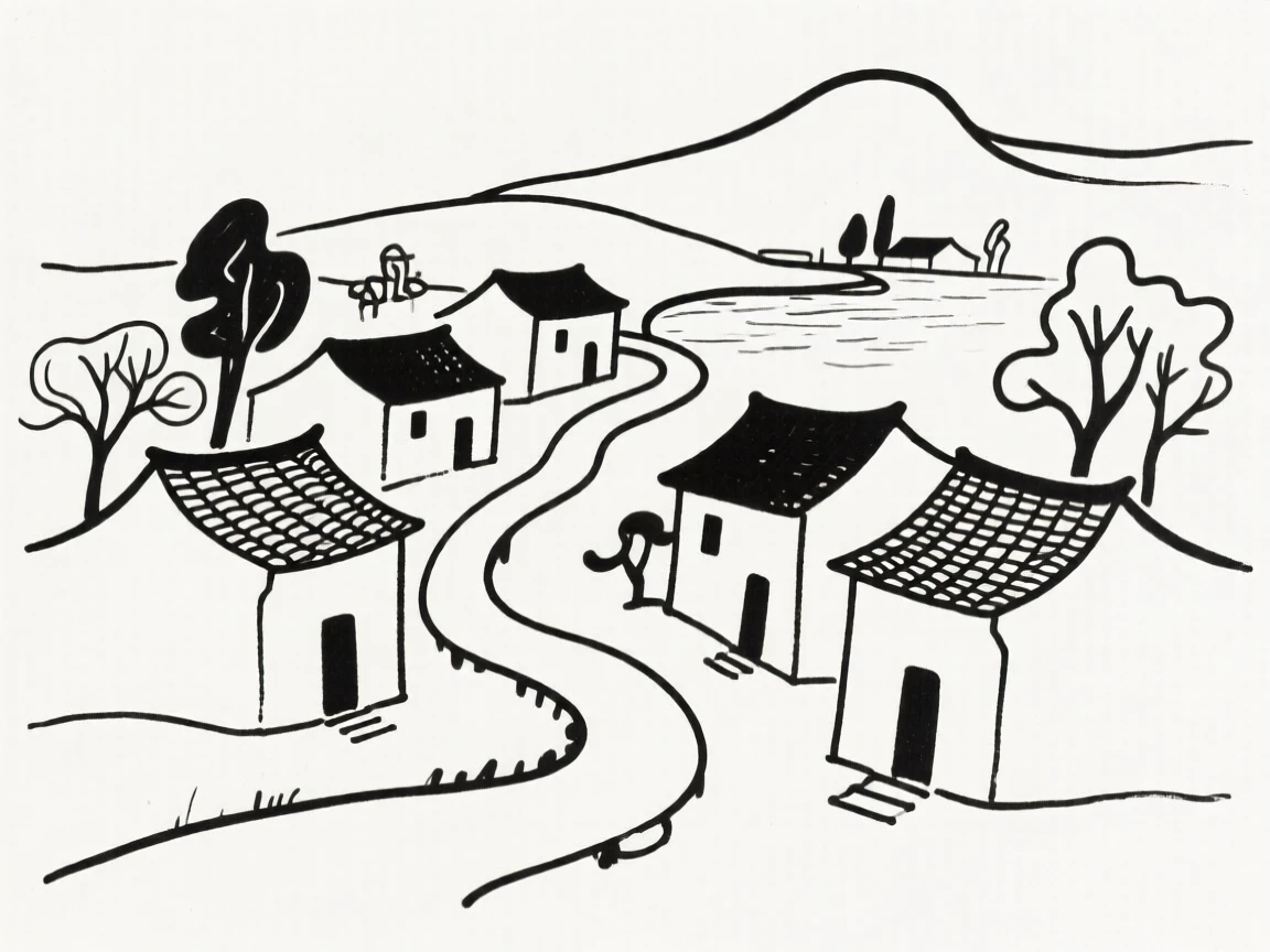 Chinese rural village