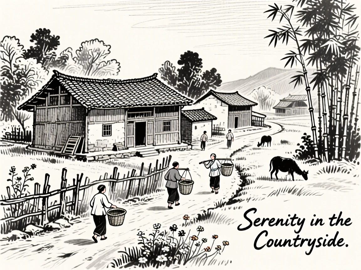 Chinese rural village