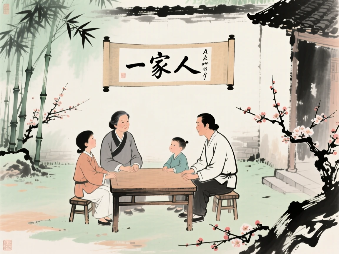 一家人