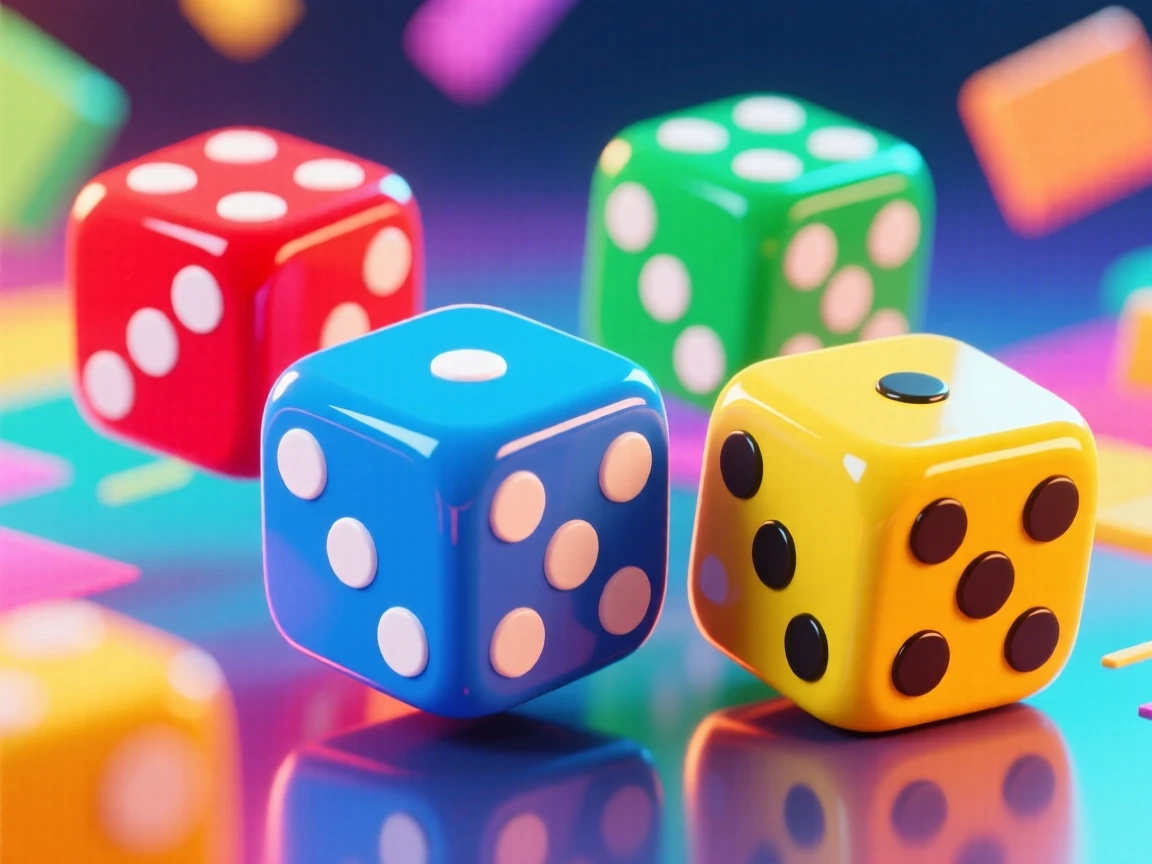 Designed Dice like, roblox art
