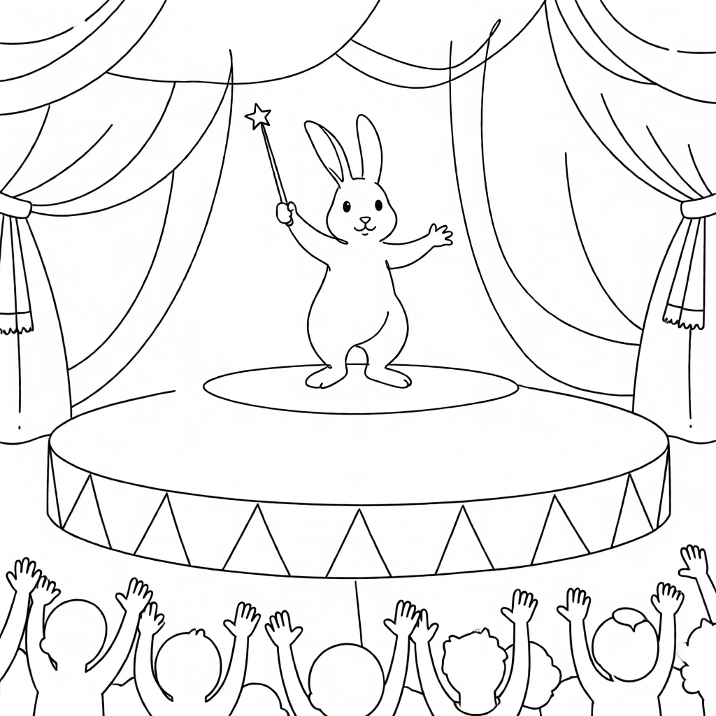 crowds cheering. art style: one line art