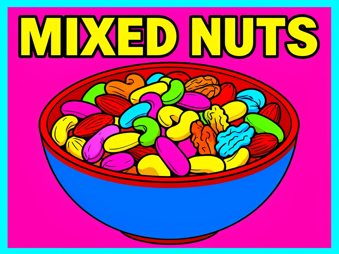 Bowl of mixed nuts