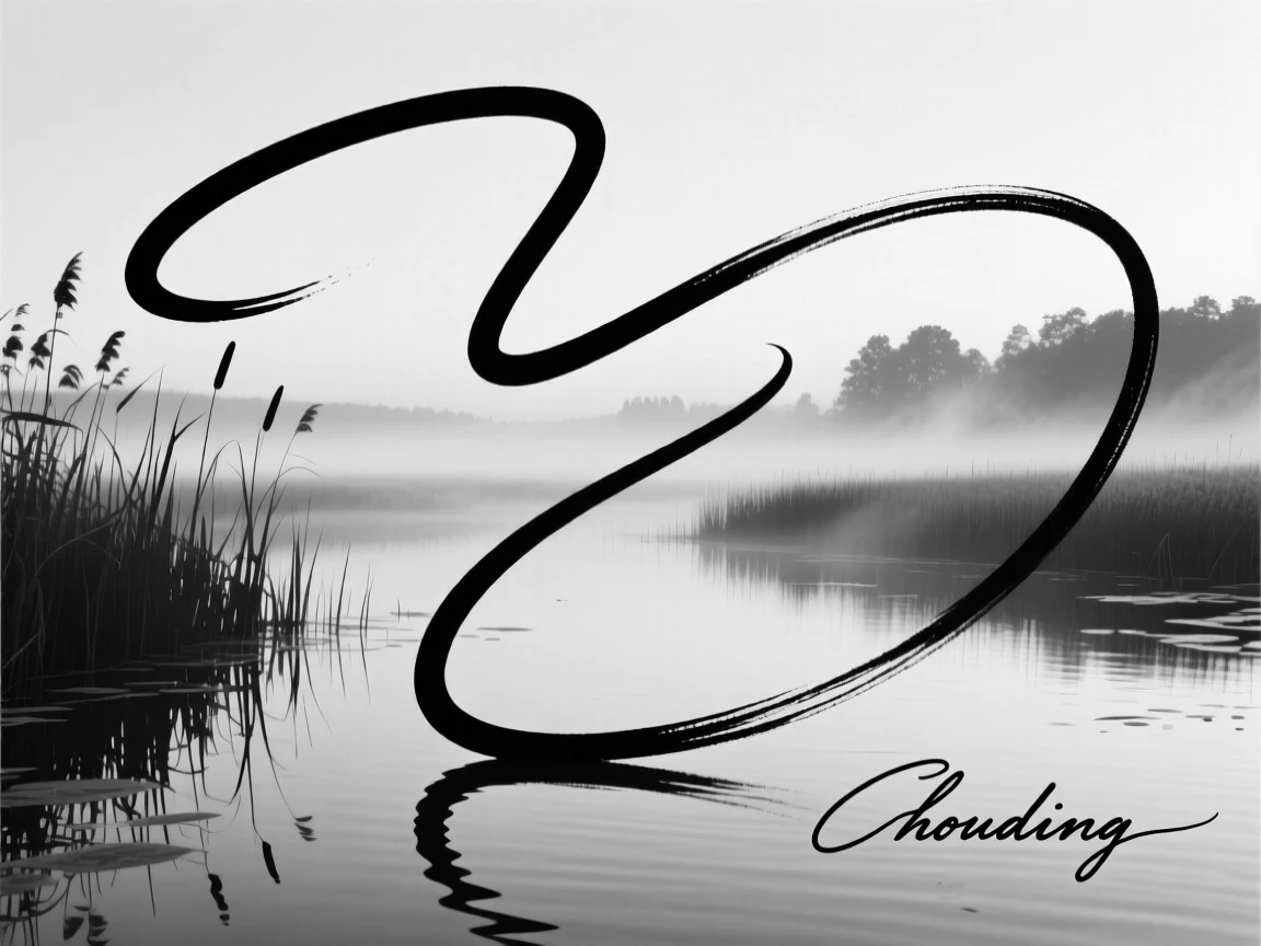 A quiet marshland at dawn with mist rising off the water.