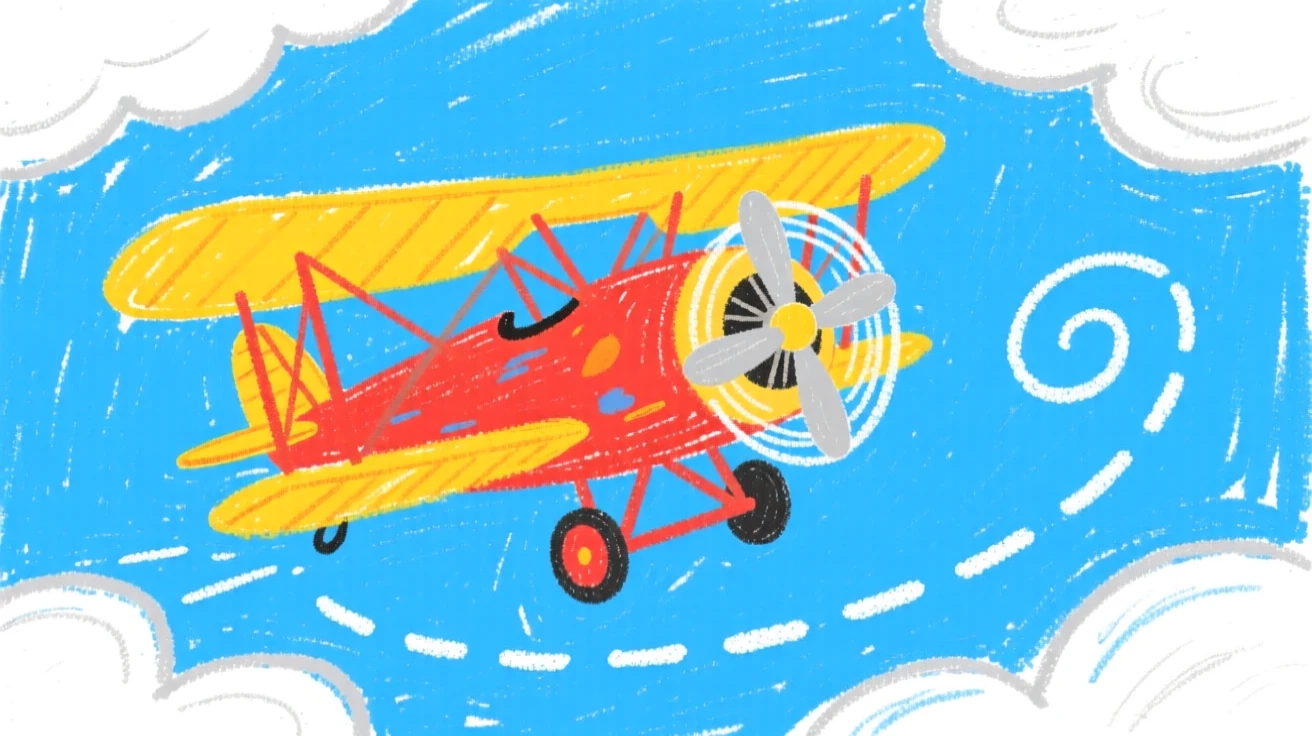 A biplane looping through a clear blue summer sky.