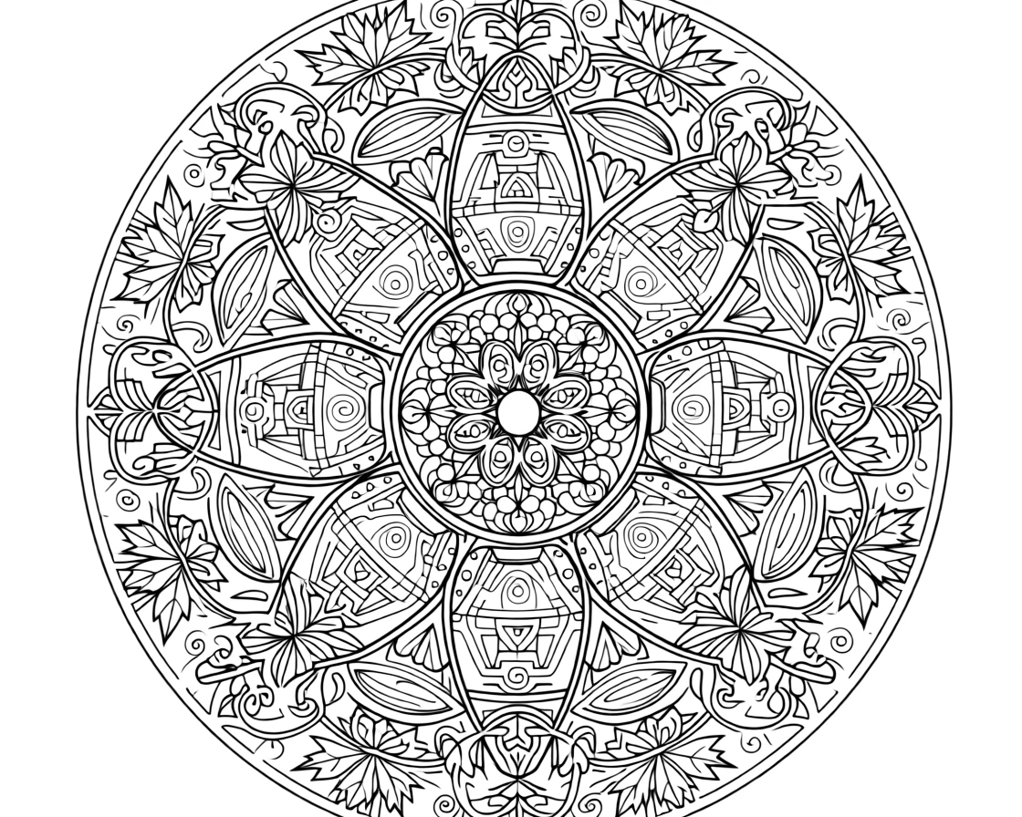 A mandala built from overlapping wine glasses and grape clusters.