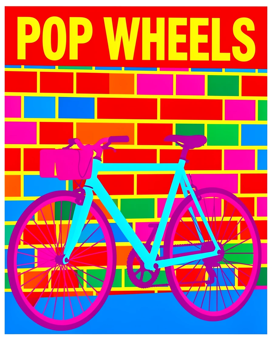 Bicycle leaning against a brick wall
