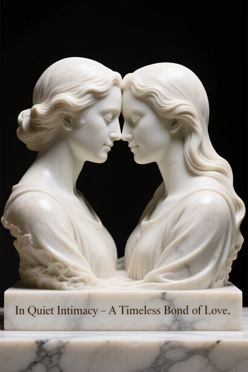 A heartfelt moment showing lovers foreheads touching in quiet intimacy, radiating love and genuine human emotion