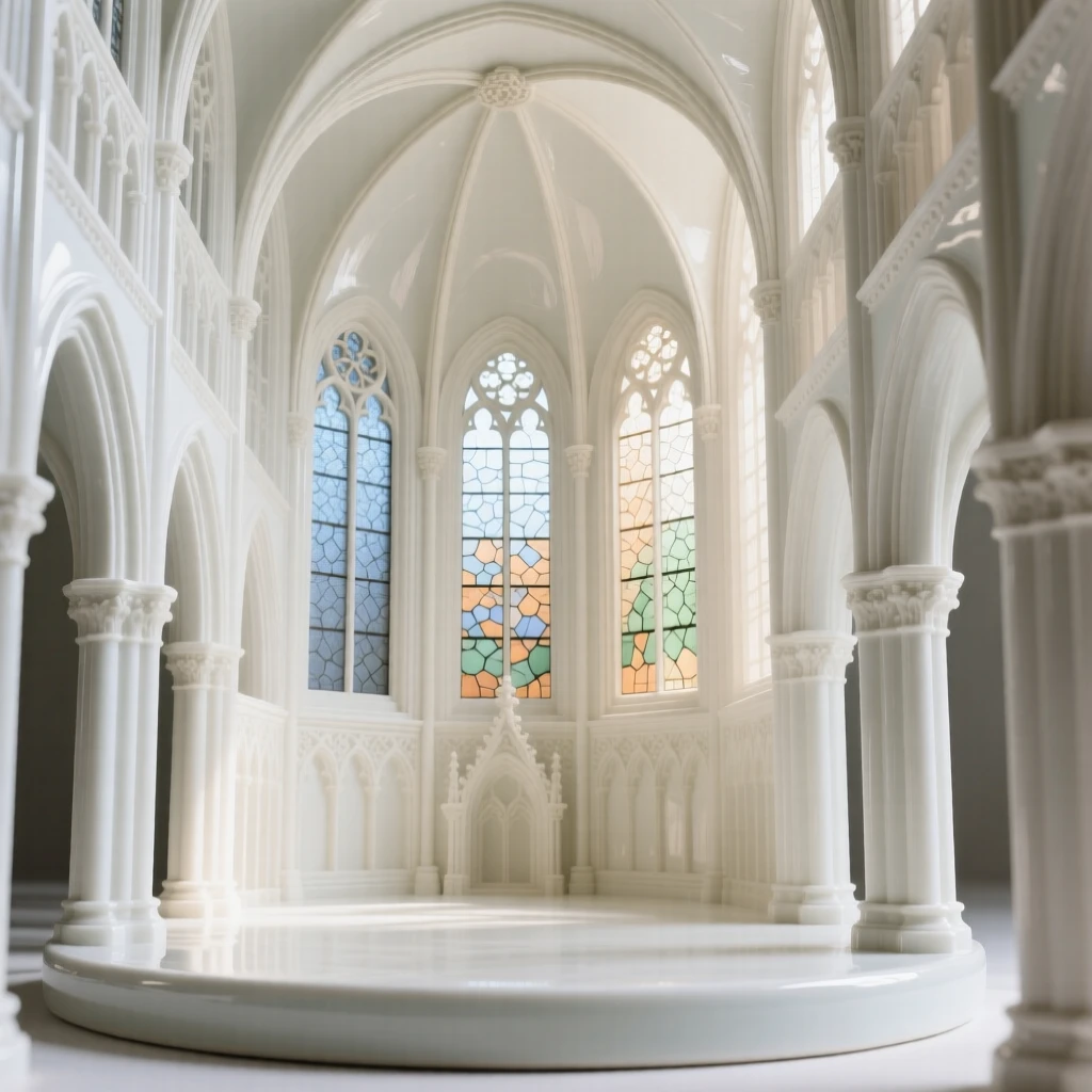 The ornate interior of a domed cathedral nave, tall arched windows filling the space with light.