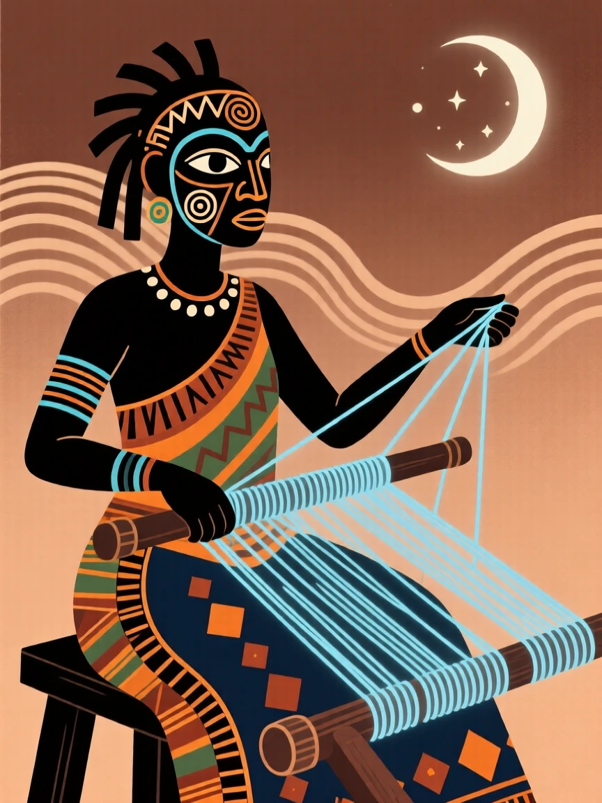 A legendary weaver who spun cloth from moonlight.