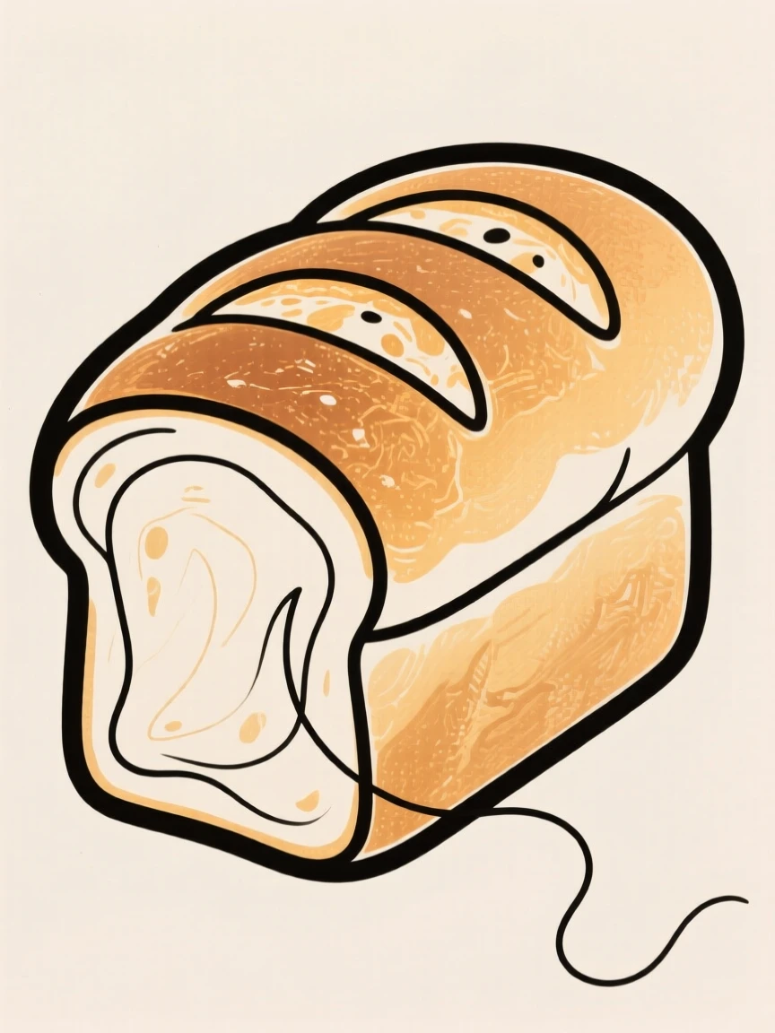 A loaf of freshly baked bread