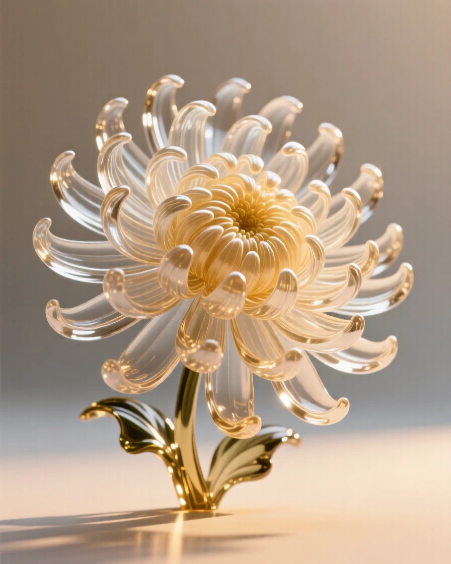 A chrysanthemum bursting outward in layered petals as the last light of afternoon warms the garden