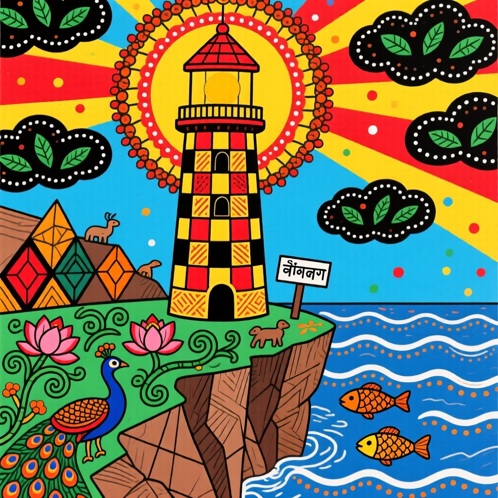 A lighthouse standing at the edge of a rocky ocean cliff.