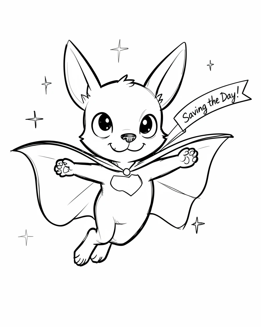 [Fantasy & Imaginative Scenarios] Imaginative fantasy scene of a superhero pup wearing a tiny cape saving the day, brimming with wonder