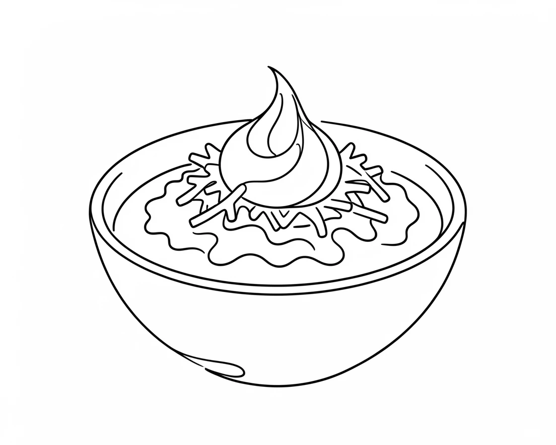 A bowl of chili topped with shredded cheese and a dollop of sour cream