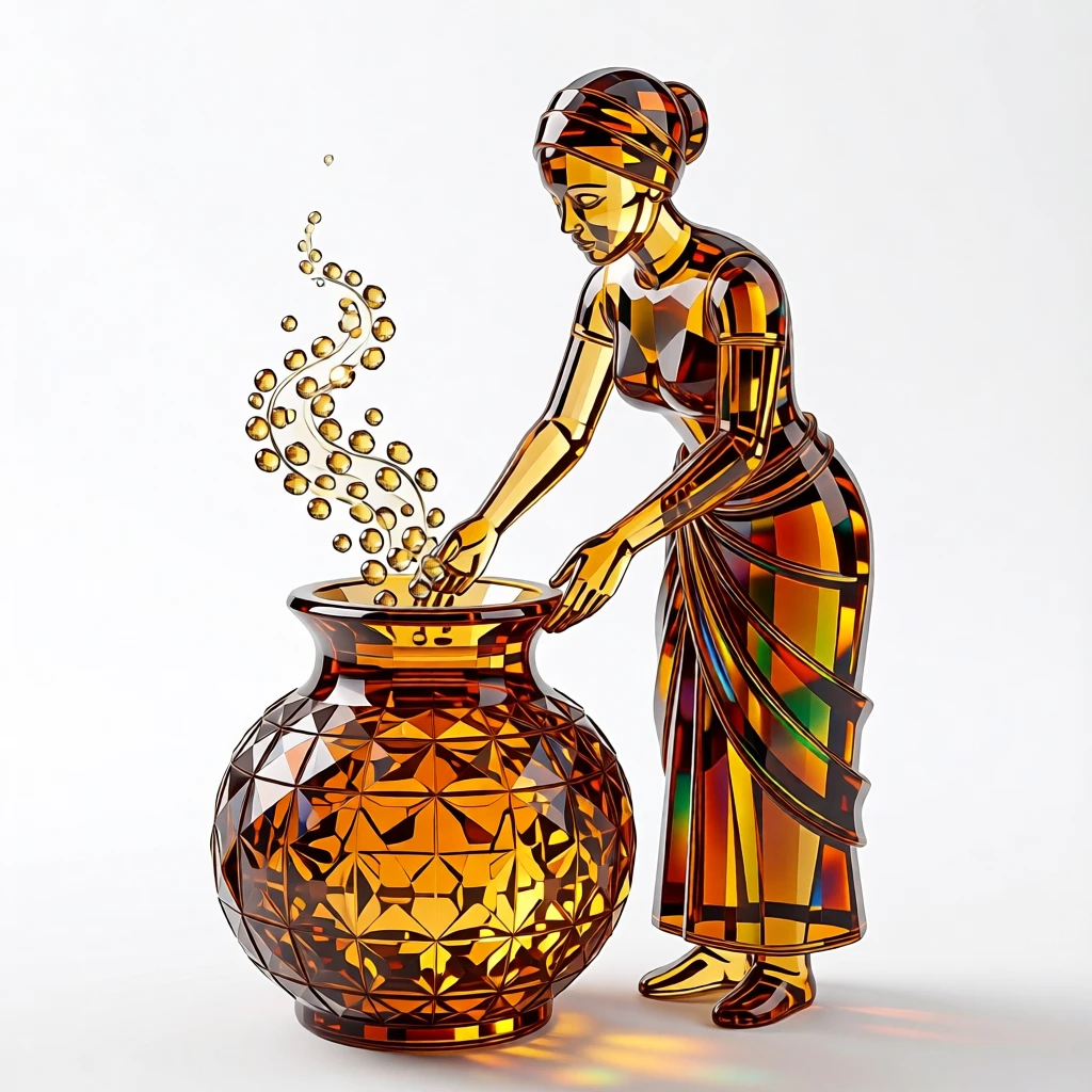 A traditional Ethiopian coffee ceremony with fragrant steam rising from a clay pot.