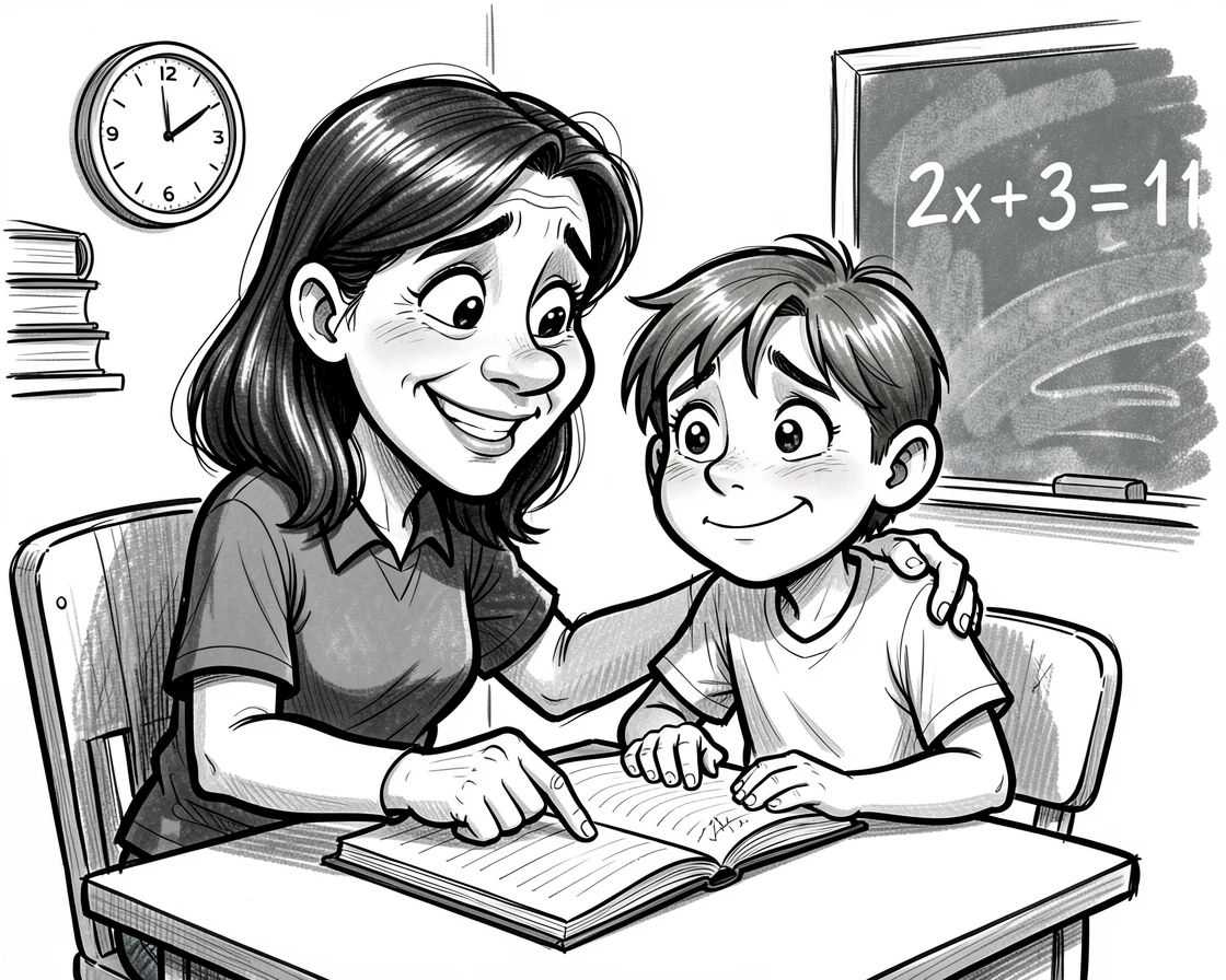[Inspirational & Emotional Scenes] Touching, uplifting scene of a teacher staying late to help a struggling student finally understand, evoking deep emotion