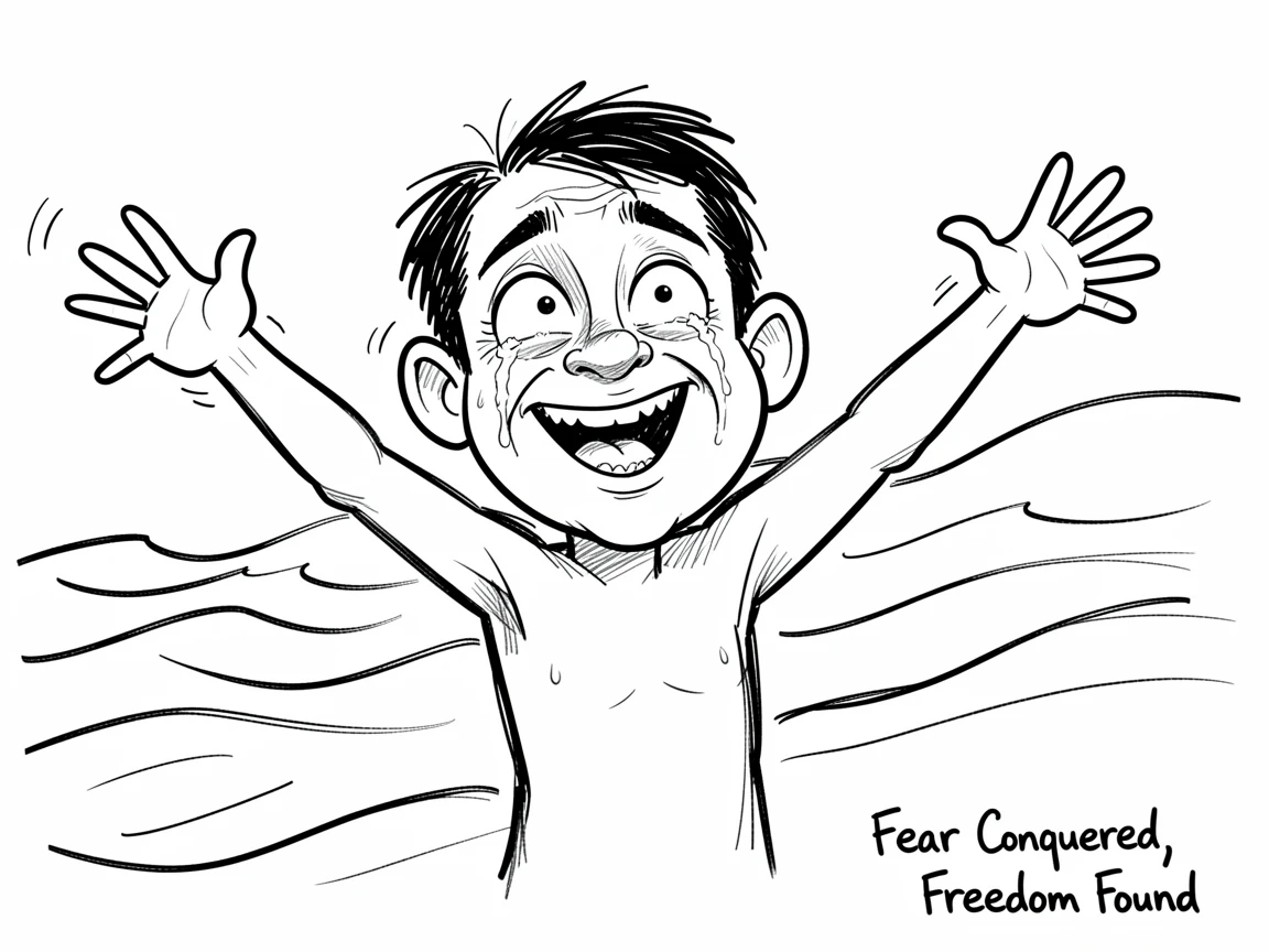 [Inspirational & Emotional Scenes] Touching, uplifting scene of a person finally overcoming a lifelong fear of the ocean, evoking deep emotion