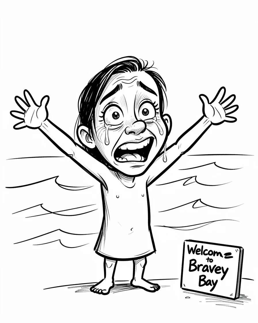 [Inspirational & Emotional Scenes] Touching, uplifting scene of a person finally overcoming a lifelong fear of the ocean, evoking deep emotion