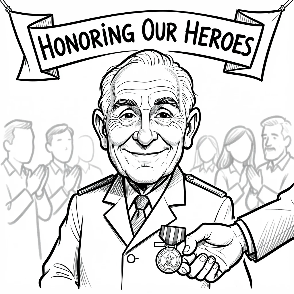 [Inspirational & Emotional Scenes] Touching, uplifting scene of an elderly veteran being honored at a moving ceremony, evoking deep emotion