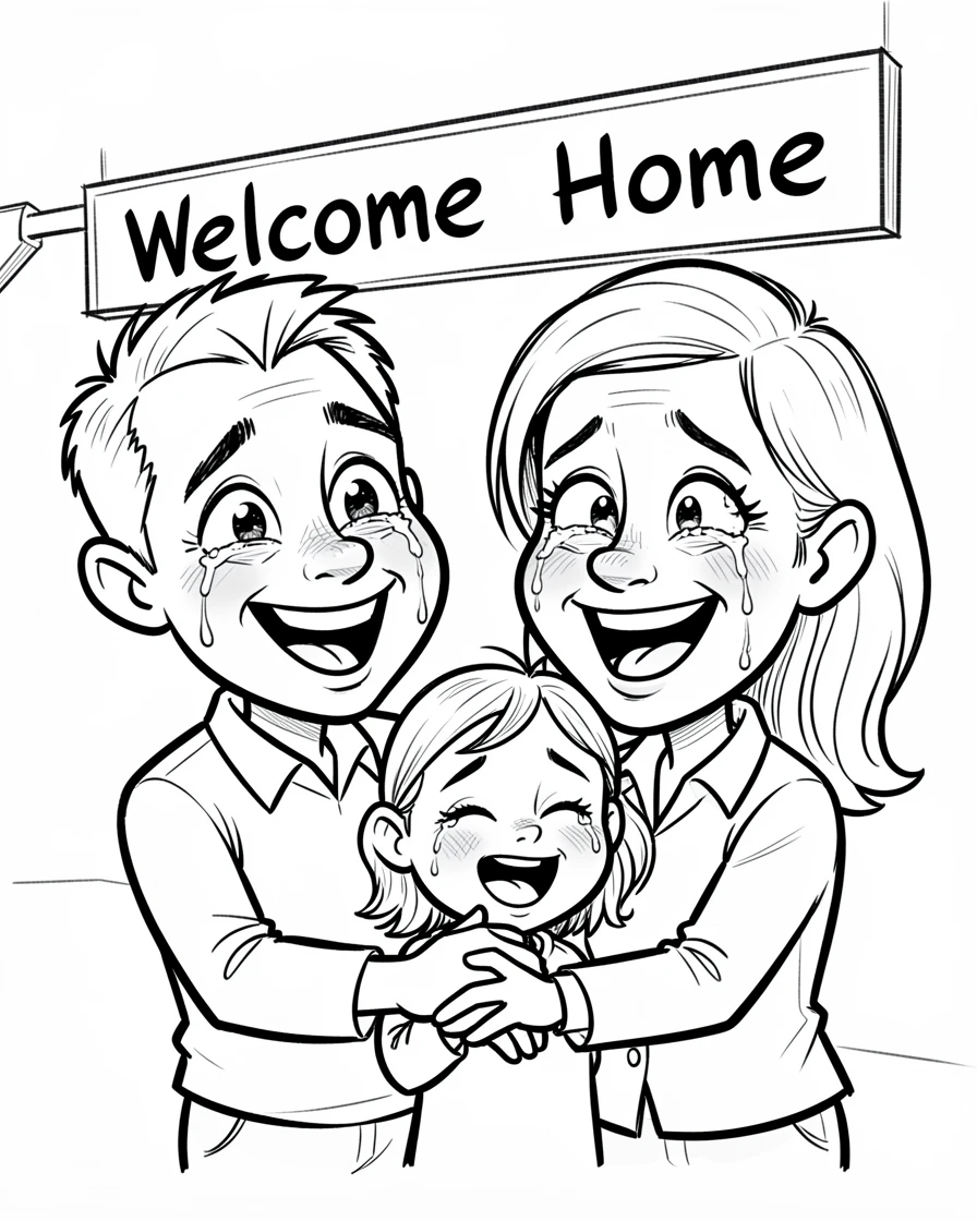 [Inspirational & Emotional Scenes] Touching, uplifting scene of a family reuniting at the airport after years apart, evoking deep emotion