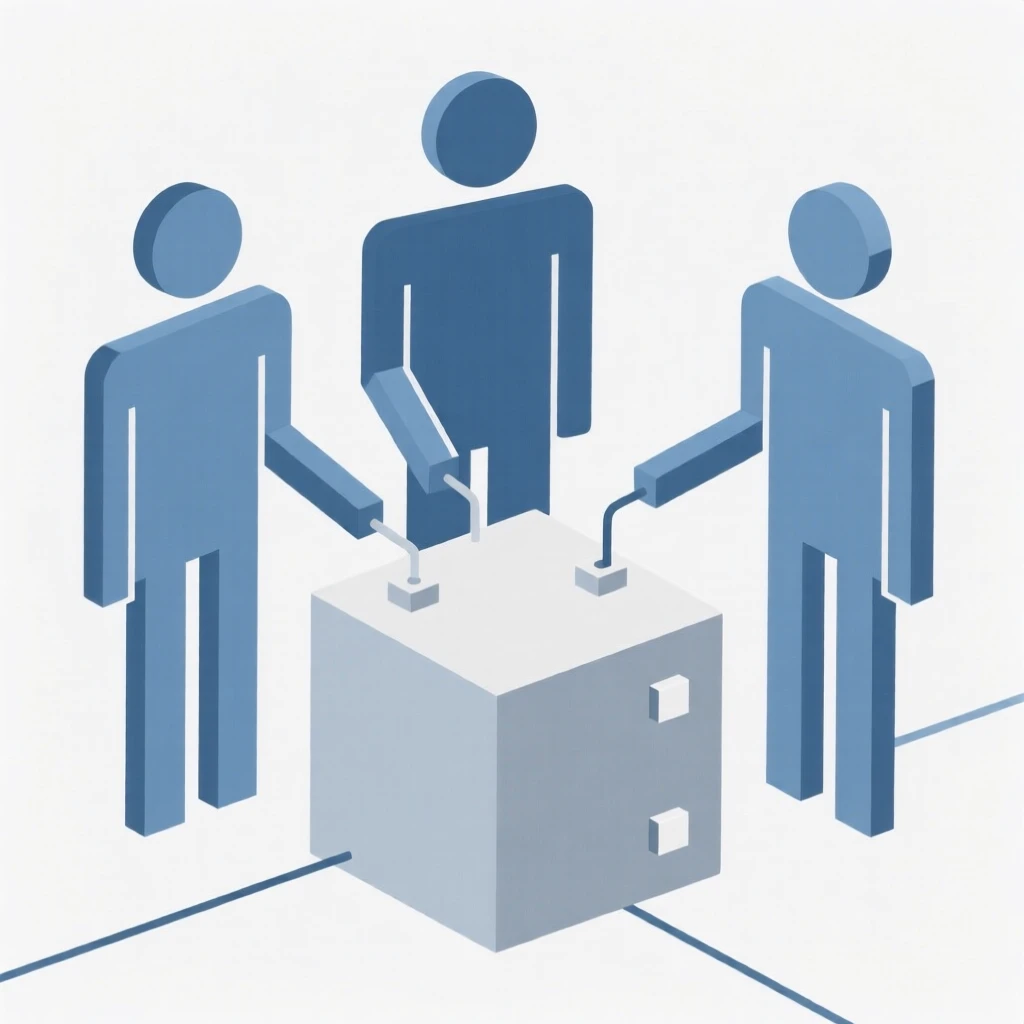 A group of engineers testing a prototype device