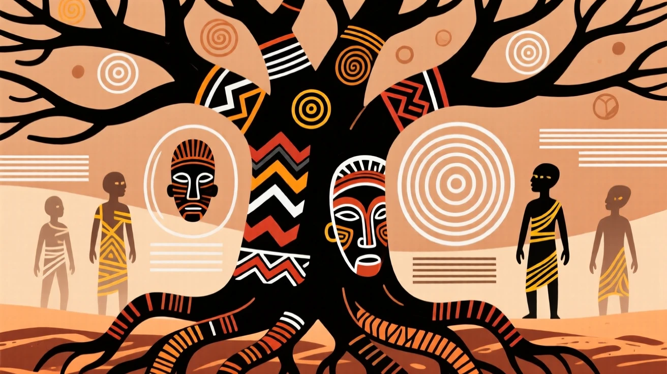 A sacred baobab tree said to hold the spirits of the ancestors.