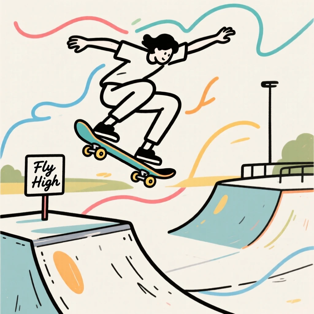 A skateboarder performing a jump over a ramp at a skate park.