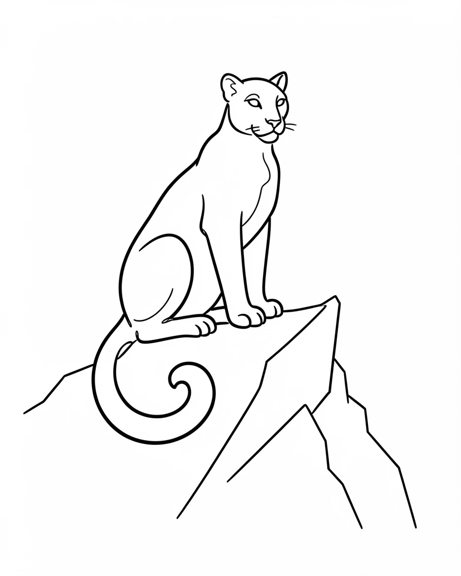 A snow leopard perched on a rocky Himalayan cliff, surveying the valley below