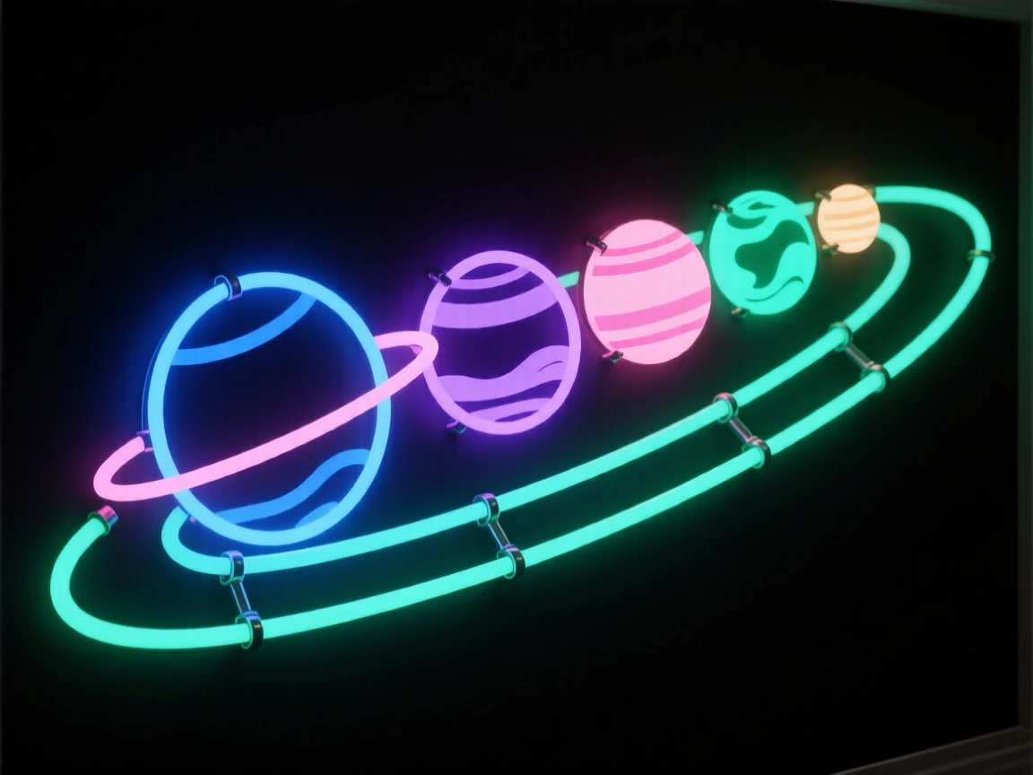 A cluster of exoplanets aligned in a rare planetary transit.