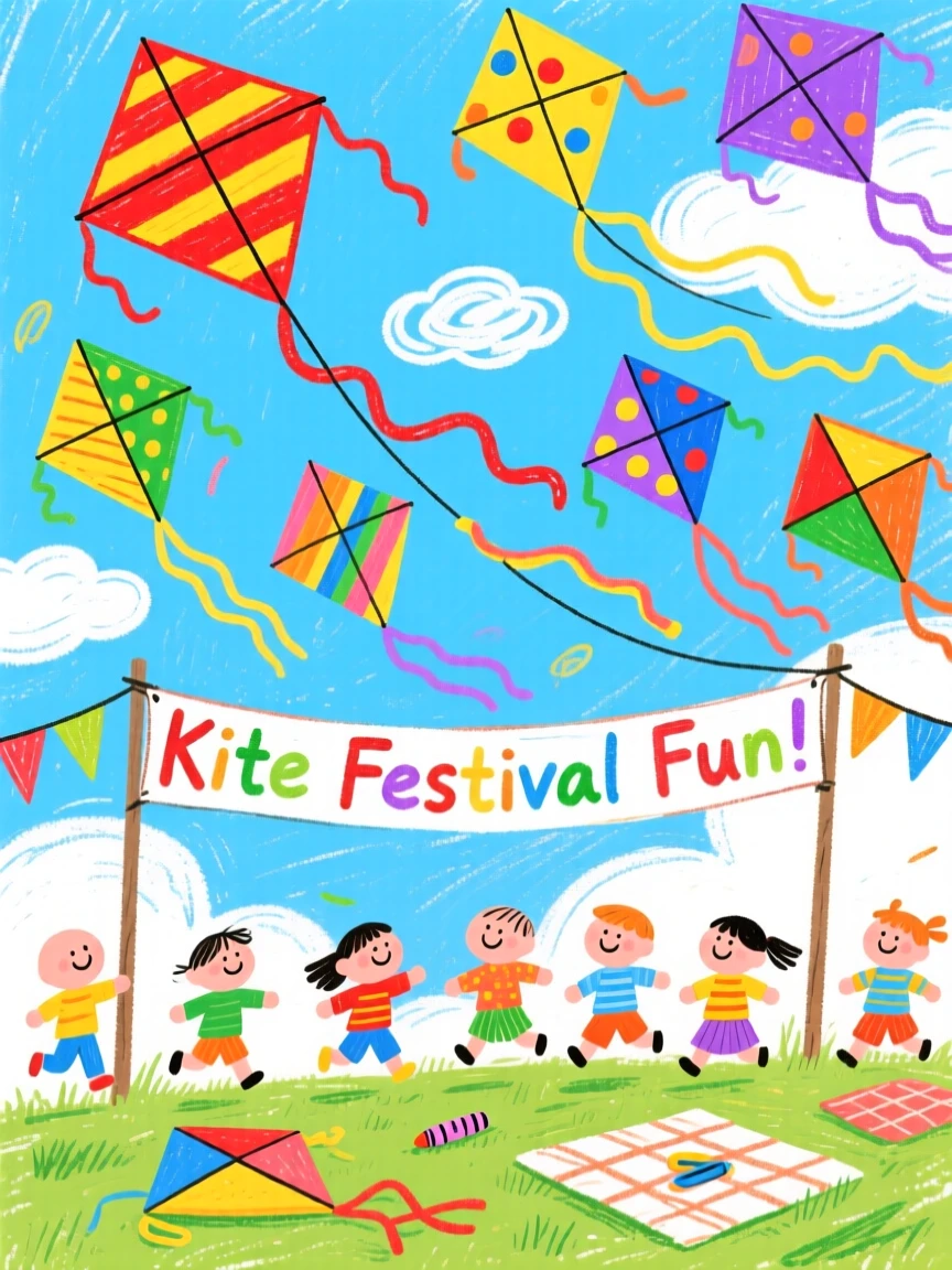 Colorful kites filling the sky during a traditional festival.