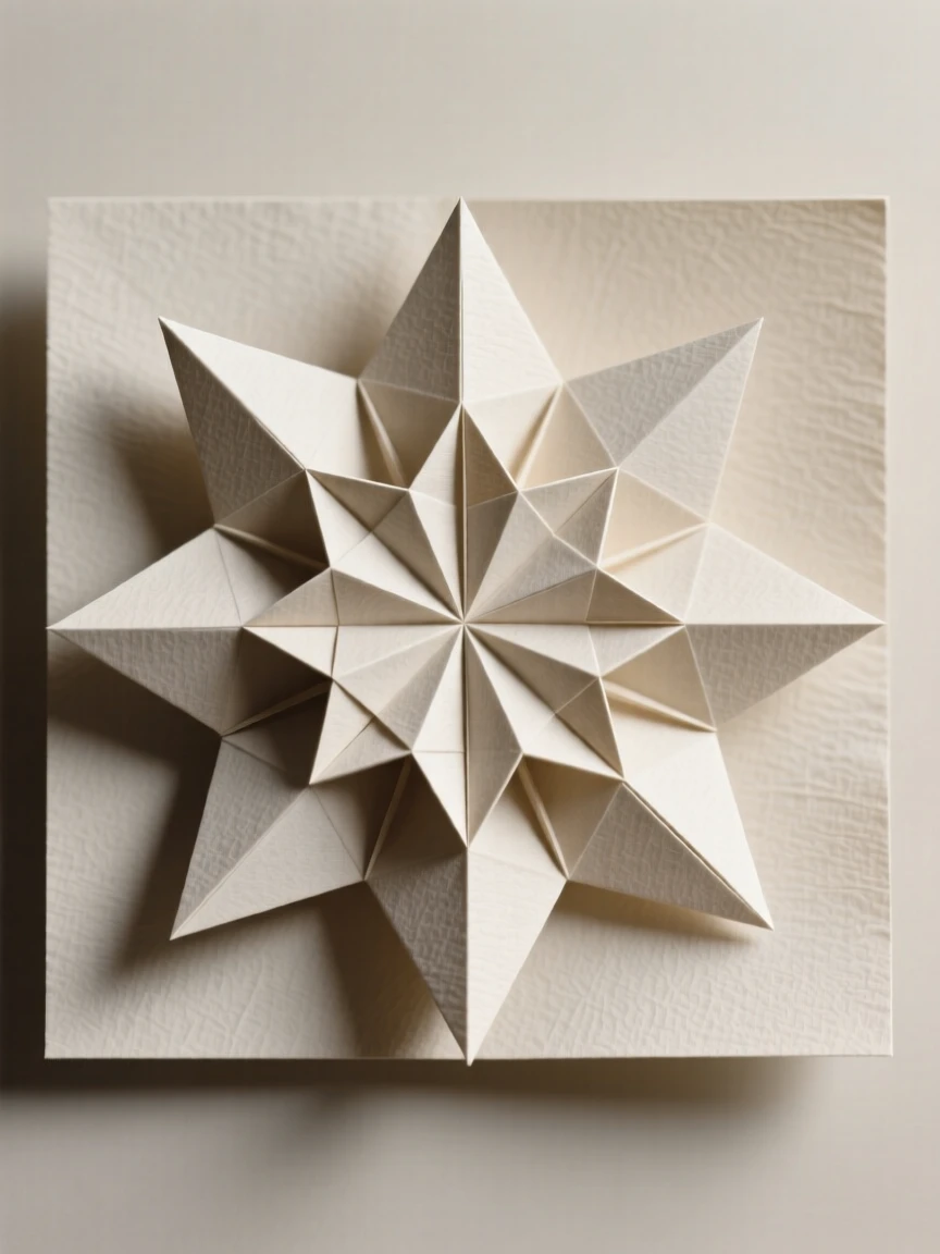 A decorative starburst mandala with intricate radiating geometric detail.