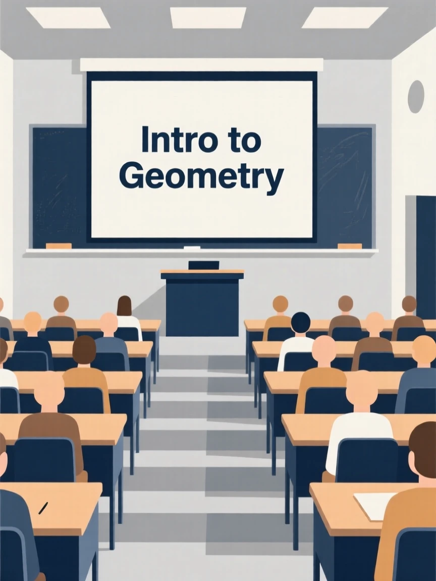 A university lecture hall filled with students