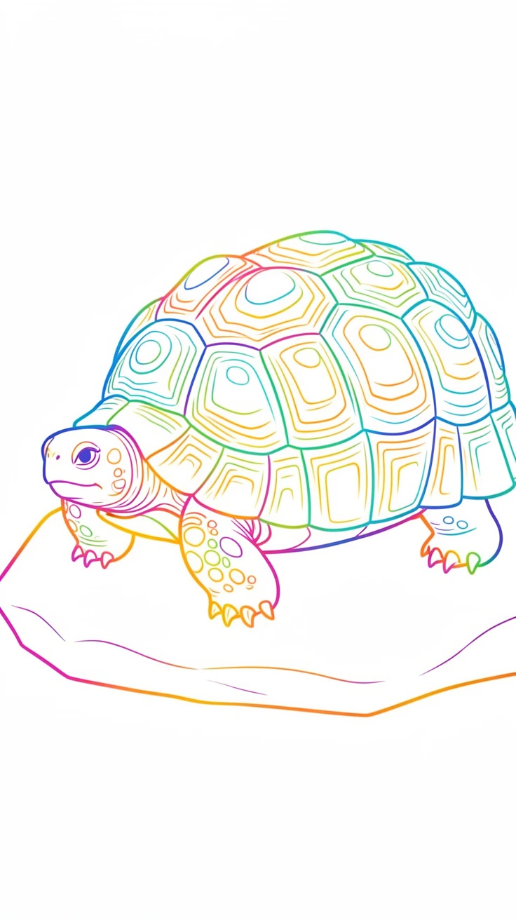 A close-up of a turtle's textured shell resting on a sunny rock.