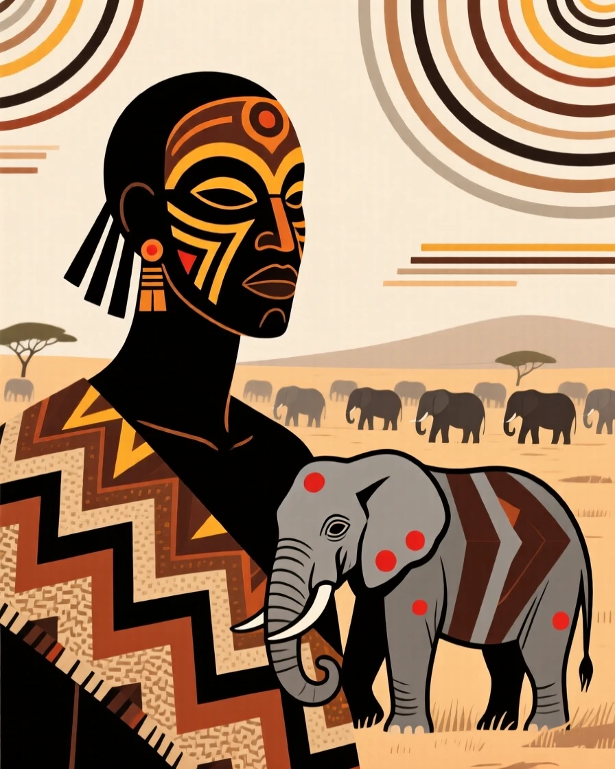 A legendary chief who once tamed a wild elephant herd.