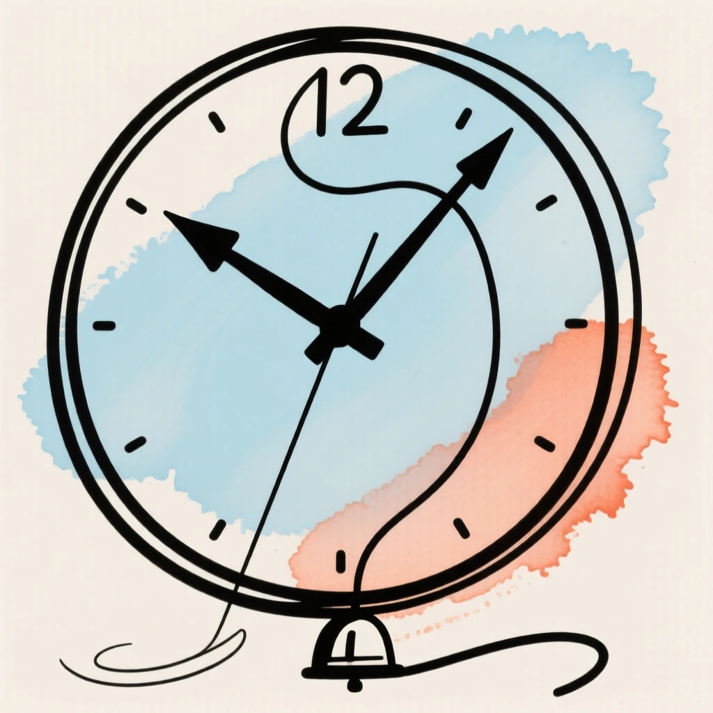 A countdown clock striking midnight