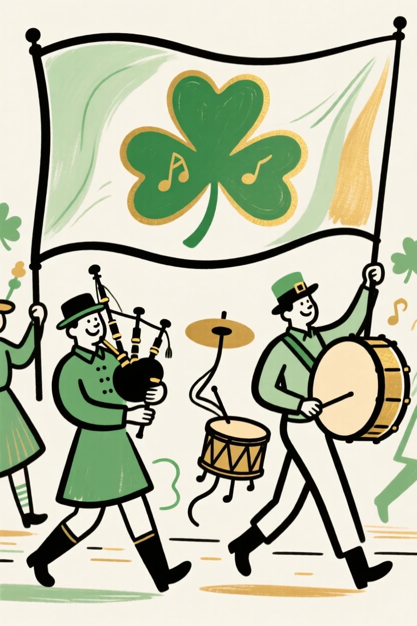A St. Patrick's Day parade