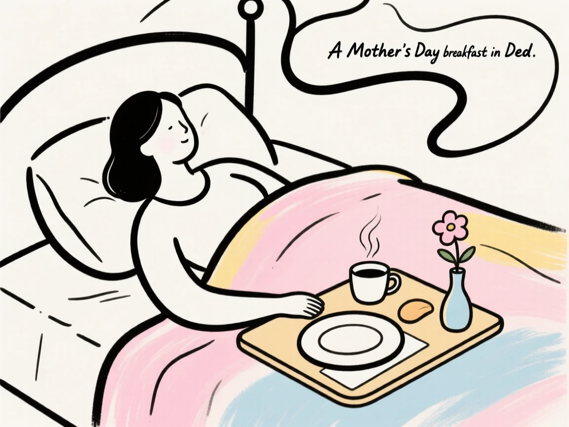 A Mother's Day breakfast in bed