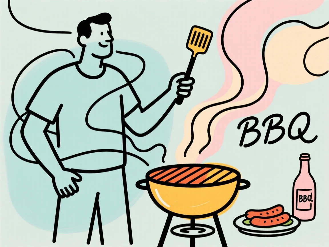 A Father's Day barbecue