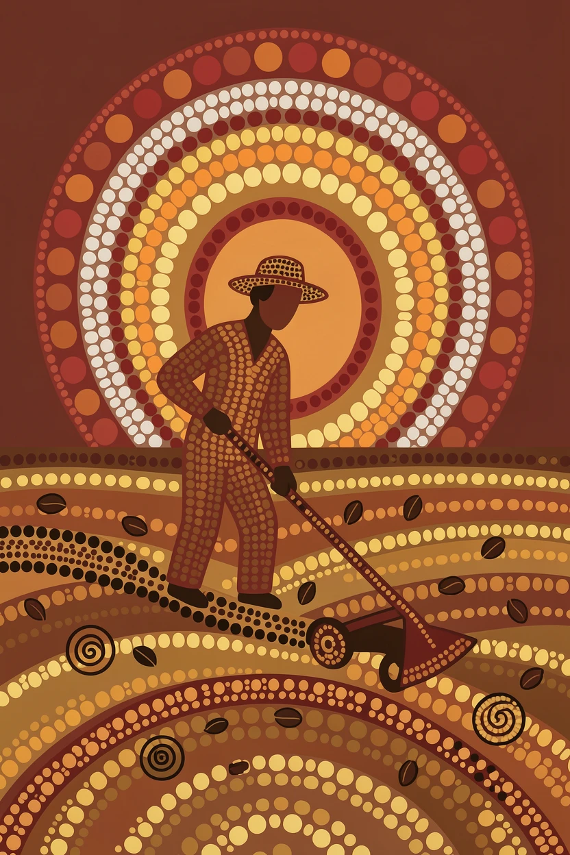 A farmer plowing a field at sunrise at sunrise
