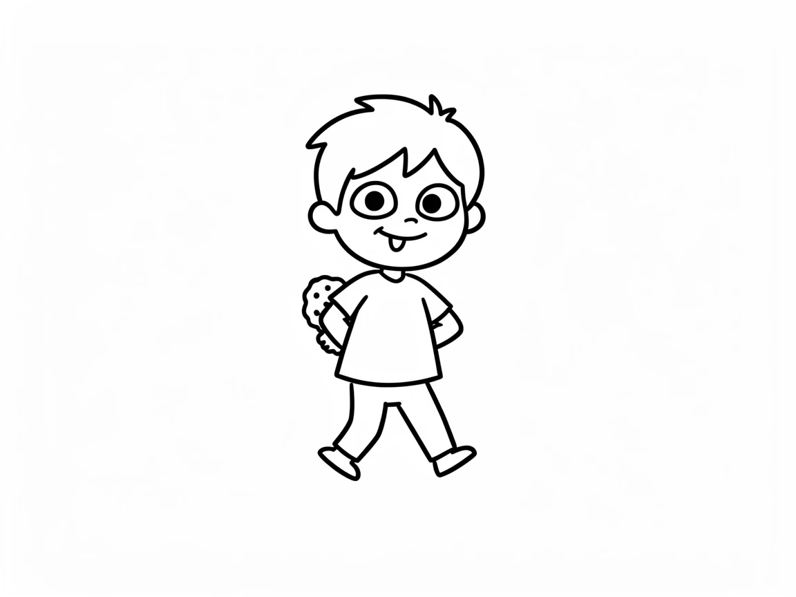 A naughty boy