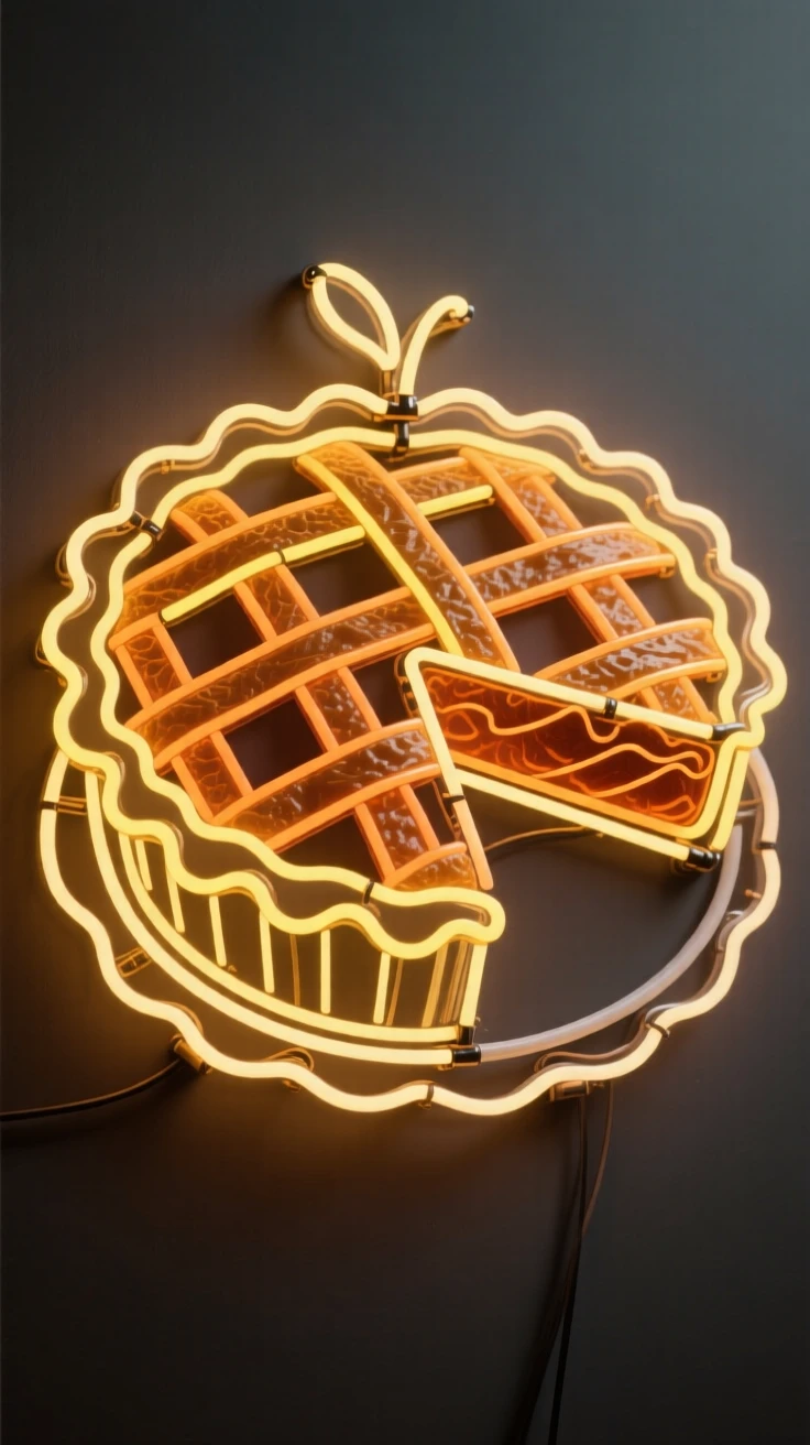 A rustic apple pie fresh from the oven with a golden lattice crust.