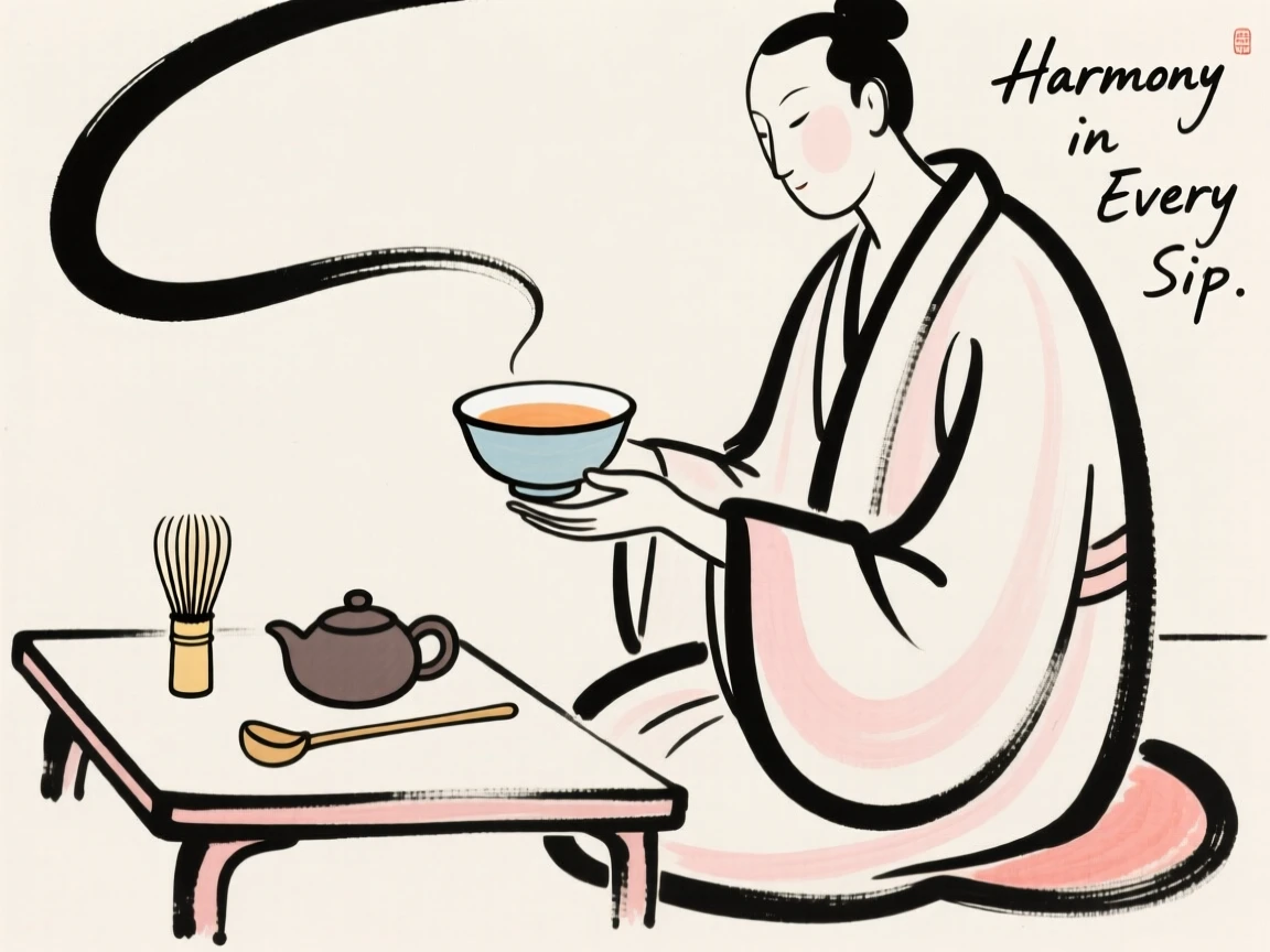 A traditional tea ceremony celebration