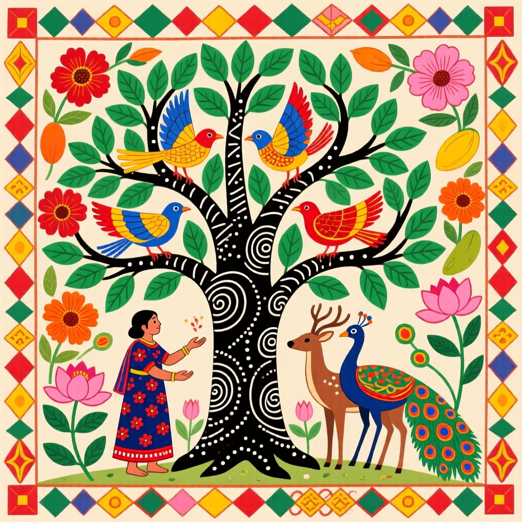 A village legend of a tree that grants wishes to the kind-hearted.