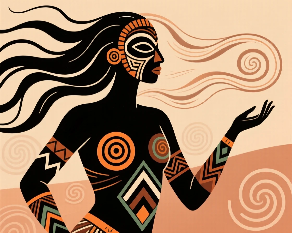 A spirit of the wind appearing only to those who are pure of heart.