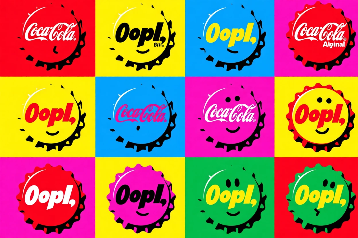 Classic soda pop bottle cap collection