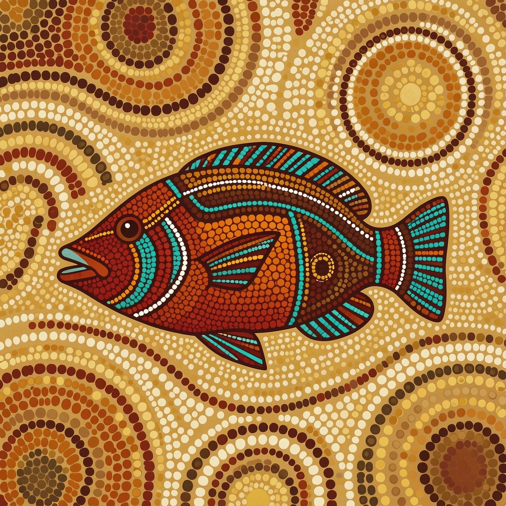 A parrotfish resting on the sandy seabed